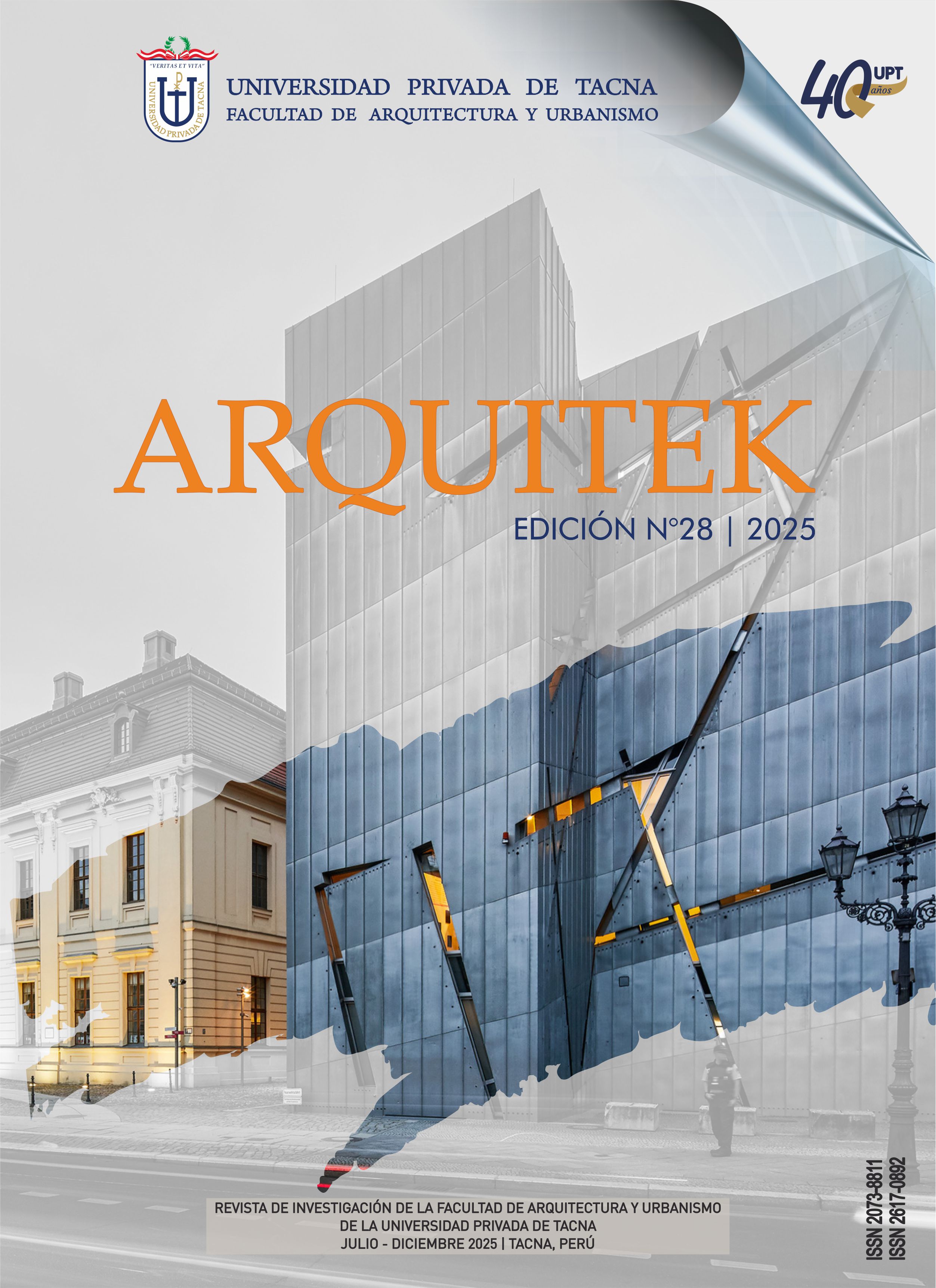 Portada ARQUITEK — Edición N.° 28